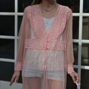 Vintage fifties Pink house frock